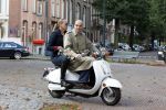 Amsterdam 25 september 2010
Monique Collignon met haar man Henny op de electrische scooter.
Peter Smulders bv