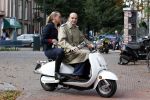 Amsterdam 25 september 2010
Monique Collignon met haar man Henny op de electrische scooter.
Peter Smulders bv