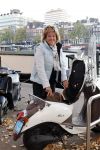 Amsterdam 11 oktober 2010
Pamela Teves op scooter.
Peter Smulders bv