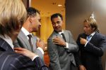 Amsterdam 11 oktober 2010
Ruud Gullit en Rob Witschge bij de society shop.
Peter Smulders bv