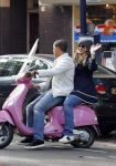 Amsterdam 29 september 2010
Shanna Breukhoven met haar vriend op vespa scooter.
Peter Smulders bv