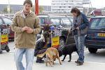 Schiphol 1 oktober 2010
Thierry Duval haalt zijn vriendin Belinda Meuldiejk en Joshi op op schiphol. Belinda heeft 2 verwaarloosde honden mee genomen uit spanje. 
Peter Smulders bv