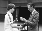 Veldhoven, 9 November 1980
Eric Wilborts wint een finale tijdens een toernooi in Veldhoven
Foto Peter Smulders BV