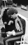 Veldhoven, 9 November 1980
Eric Wilborts wint een finale tijdens een toernooi in Veldhoven
Foto Peter Smulders BV