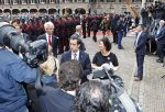 Den Haag 20 september 2011
Prinsjesdag op het binnenhof. Geert Wilders met zijn vrouw en beveiliging
Peter Smulders bv