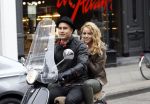 Amsterdam 20 september 2011
Liza Sips met vriend op vespa scooter.
Peter Smulders bv
