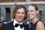 Amsterdam 29 september 2011
Pink Ribbon gala in de beurs van Berlage. Nicolette Kluijver met vriend
Peter Smulders bv