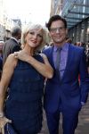 Amsterdam 25 september 2011
Premiere Andre v Duin in het nieuwe de la mar theater. Tineke schouten met stylist
Peter Smulders bv