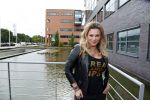 Hilversum 3 oktober 2012
Presentatie cd Django Wagner. Antje Monteiro reikt de eerst cd uit.
Peter Smulders bv