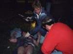 Amsterdam, 4 Oktbber 1992, inmiddels 20 jaar geleden (2012) voltrok de Bijlmerramp doordat een Boeing 747 vrachtvliegtuig van El Al neerstortte op de flats Groeneveen en Klein-Kruitberg.
Er overleden 43 mensen en heel veel mensen zijn levend verbrand of hebben veel brandwonden opgelopen.
Foto Peter Smulders BV