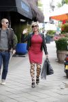 Amsterdam 21 september 2012
Connie Breukhoven met sexy panties kousen op de cornelis schuytstraat.
Peter Smulders bv