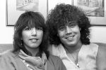 Duitsland, 5 Augustus 1983
Dennie Christian met zijn vrouw Roswhita en hun dochter Romina (geboren op 3 Juli 1983
Foto Peter Smulders BV