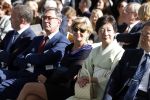 Amsterdam 22 september 2012
Koningin Beatrix opent het stedelijk museum in Amsterdam. Ook Prins Constantijn en Prinses Laurentien zijn aanwezig. Guusje Ter Horst met man
Peter Smulders bv
