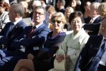 Amsterdam 22 september 2012
Koningin Beatrix opent het stedelijk museum in Amsterdam. Ook Prins Constantijn en Prinses Laurentien zijn aanwezig. Guusje Ter Horst met man
Peter Smulders bv