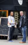 Amsterdam 26 september 2012
Edgar davids en Jack Spijkerman op de cornelis schuytstraat.
Peter Smulders bv