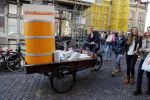 Utrecht 15 oktober 2012
Lieke v lexmond met bakfiets in cenrum Utrecht ivm aktie Post NL.
Peter Smulders bv