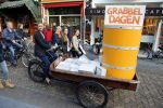 Utrecht 15 oktober 2012
Lieke v lexmond met bakfiets in cenrum Utrecht ivm aktie Post NL.
Peter Smulders bv