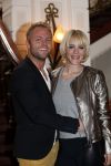 Amsterdam 19 september 2012
Feestje in het amstel hotel. Stacey Rookhuizen met danspartner
Peter Smulders bv