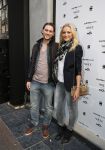 Amsterdam 4 oktober 2012
Doutzen Kroes opent de G Star woman winkel in Amsterdam. Yfke Sturm met broer
Peter Smulders bv