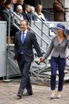Den Haag 17 september 2013
Prinsjesdag op het binnenhof.
Alexander Pechtold met zijn vrouw