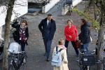 Amsterdam 10 oktober 2013
Rechtzaak Badr Hari bij de rechtbank op de paranassusweg waar veel pers op afgekomen is. Badr arriveert met zijn advocaat Benedicte Ficq
