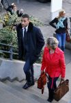Amsterdam 10 oktober 2013
Rechtzaak Badr Hari bij de rechtbank op de paranassusweg waar veel pers op afgekomen is. Badr arriveert met zijn advocaat Benedicte Ficq