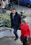Amsterdam 10 oktober 2013
Rechtzaak Badr Hari bij de rechtbank op de paranassusweg waar veel pers op afgekomen is. Badr arriveert met zijn advocaat Benedicte Ficq