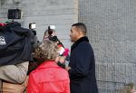 Amsterdam 10 oktober 2013
Rechtzaak Badr Hari bij de rechtbank op de paranassusweg waar veel pers op afgekomen is. Badr arriveert met zijn advocaat Benedicte Ficq