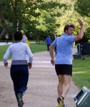 Amsterdam 16 september 2013
Beau v Ereven Dorens en zijn vrouw Selly hard aan het lopen in het vondelpark. Ze trainen voor de dam tot dam loop.
Peter Smulders bv