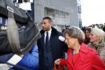 Amsterdam 10 oktober 2013
Rechtzaak Badr Hari bij de rechtbank op de paranassusweg waar veel pers op afgekomen is. Badr arriveert met zijn advocaat Benedicte Ficq