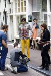 Amsterdam 8 oktober 2013
Opnames hartenstraat onder regie van Sanne Vogel met op de set Marwan Kenzami Benja Bruining Bracha v Doesburgh  Gigi ravelli en ...