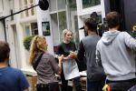 Amsterdam 8 oktober 2013
Opnames hartenstraat onder regie van Sanne Vogel met op de set Marwan Kenzami Benja Bruining Bracha v Doesburgh  Gigi ravelli en ...