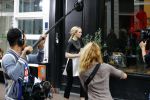 Amsterdam 8 oktober 2013
Opnames hartenstraat onder regie van Sanne Vogel met op de set Marwan Kenzami Benja Bruining Bracha v Doesburgh  Gigi ravelli en ...