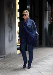 Amsterdam 24 september 2013
Connie Breukhoven op weg naar juwelier Bodes en Bode