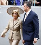 Den Haag 17 september 2013
Prinsjesdag op het binnenhof. Emile Roemer met vrouw