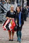 Den Haag 17 september 2013
Prinsjesdag op het binnenhof. Esther Ouwehand met dochter
