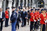Den Haag 17 september 2013
Prinsjesdag op het binnenhof.
Geert Wilders met zijn vrouw en beveiliging