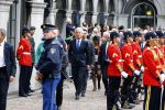 Den Haag 17 september 2013
Prinsjesdag op het binnenhof.
Geert Wilders met zijn vrouw en beveiliging