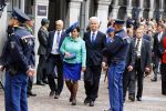 Den Haag 17 september 2013
Prinsjesdag op het binnenhof.
Geert Wilders met zijn vrouw en beveiliging