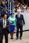 Den Haag 17 september 2013
Prinsjesdag op het binnenhof.
Geert Wilders met zijn vrouw en beveiliging