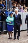 Den Haag 17 september 2013
Prinsjesdag op het binnenhof.
Geert Wilders met zijn vrouw en beveiliging