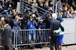 Den Haag 17 september 2013
Prinsjesdag op het binnenhof.
Geert Wilders met zijn vrouw en beveiliging