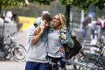 Amsterdam 25 september 2013
Glennis Grace met haar nieuwe vriend Robert Biesewig in Amsterdam.