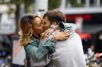 Amsterdam 25 september 2013
Glennis Grace met haar nieuwe vriend Robert Biesewig in Amsterdam.