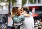 Amsterdam 25 september 2013
Glennis Grace met haar nieuwe vriend Robert Biesewig in Amsterdam.