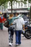 Amsterdam 25 september 2013
Glennis Grace met haar nieuwe vriend Robert Biesewig in Amsterdam.