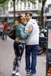 Amsterdam 25 september 2013
Glennis Grace met haar nieuwe vriend Robert Biesewig in Amsterdam.