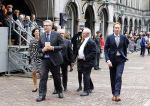 Den Haag 17 september 2013
Prinsjesdag op het binnenhof.
Henk Kroll met vriend en andere leden 50plus