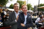Amsterdam 21 september 2013
Gouden eeuw award bij cafe de Waag.
Henk Krol met vriend
