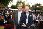 Amsterdam 21 september 2013
Gouden eeuw award bij cafe de Waag.
Henk Krol met vriend